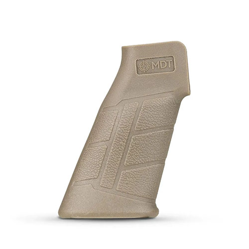 MDT Pistol Grip Premier tarjoaa erinomaisen ergonomian ja on yhteensopiva MDT Chassis Systems -järjestelmien sekä AR-15:n kanssa, täydellinen päivitys aseellesi.